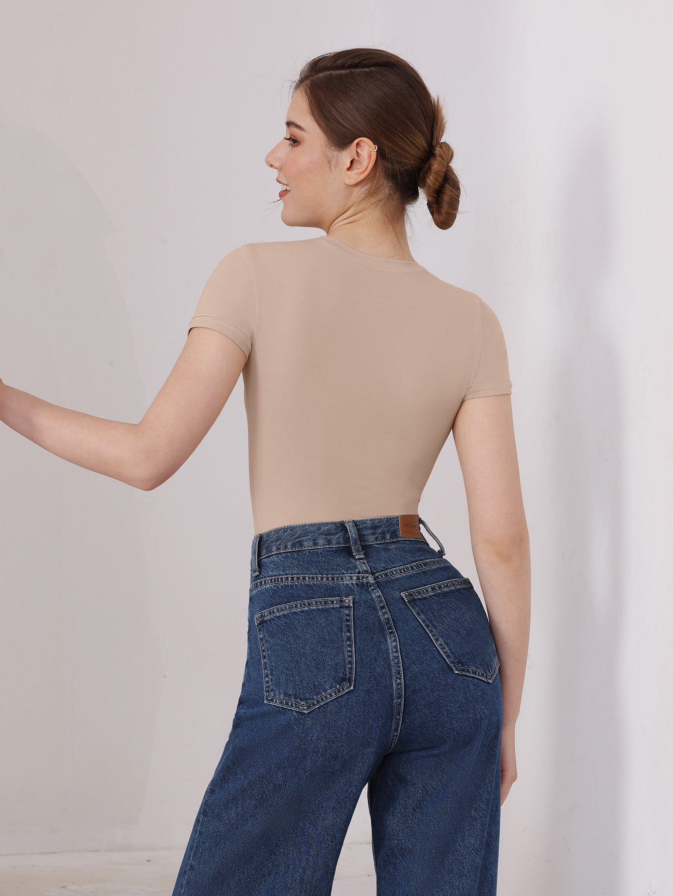 Womens Bodycon Jumpsuit - Slimming Seamless Body Shaper Bodysuit